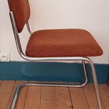 70's metal and fabric office chair