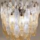 Mid-Century Murano Glass Chandelier "Polyhedr" by Carlo Scarpa for Venini, Italy, 1960s