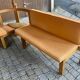 Corner bench and incorporated floor lamp guillerme et chambron