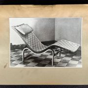 Original photo of Alvar Aalto lounge chair / Finland - 1950