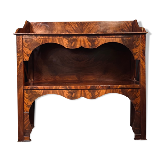English mahogany console