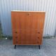 Old secretary cabinet scandinavian dresser vintage compass feet