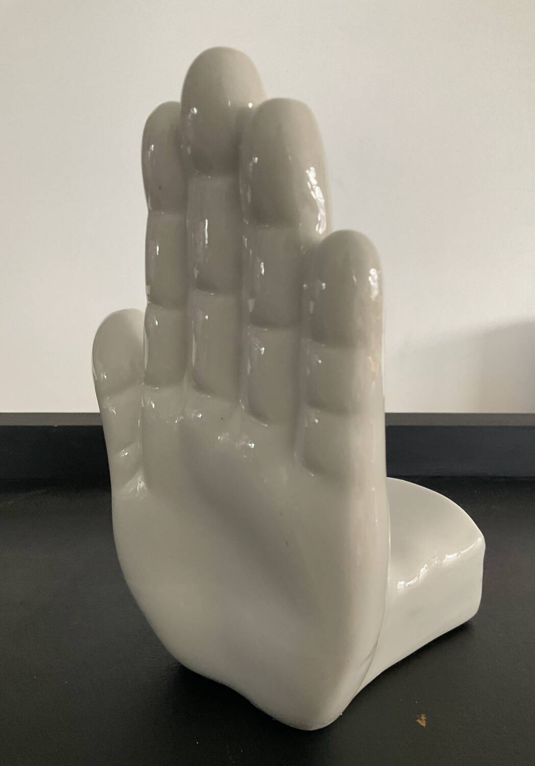 Vintage Ceramic Hands Bookends