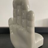 Vintage Ceramic Hands Bookends