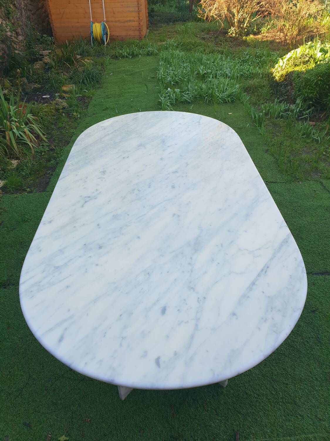Marble dining table 1980