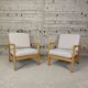 Paire de fauteuils vintage 