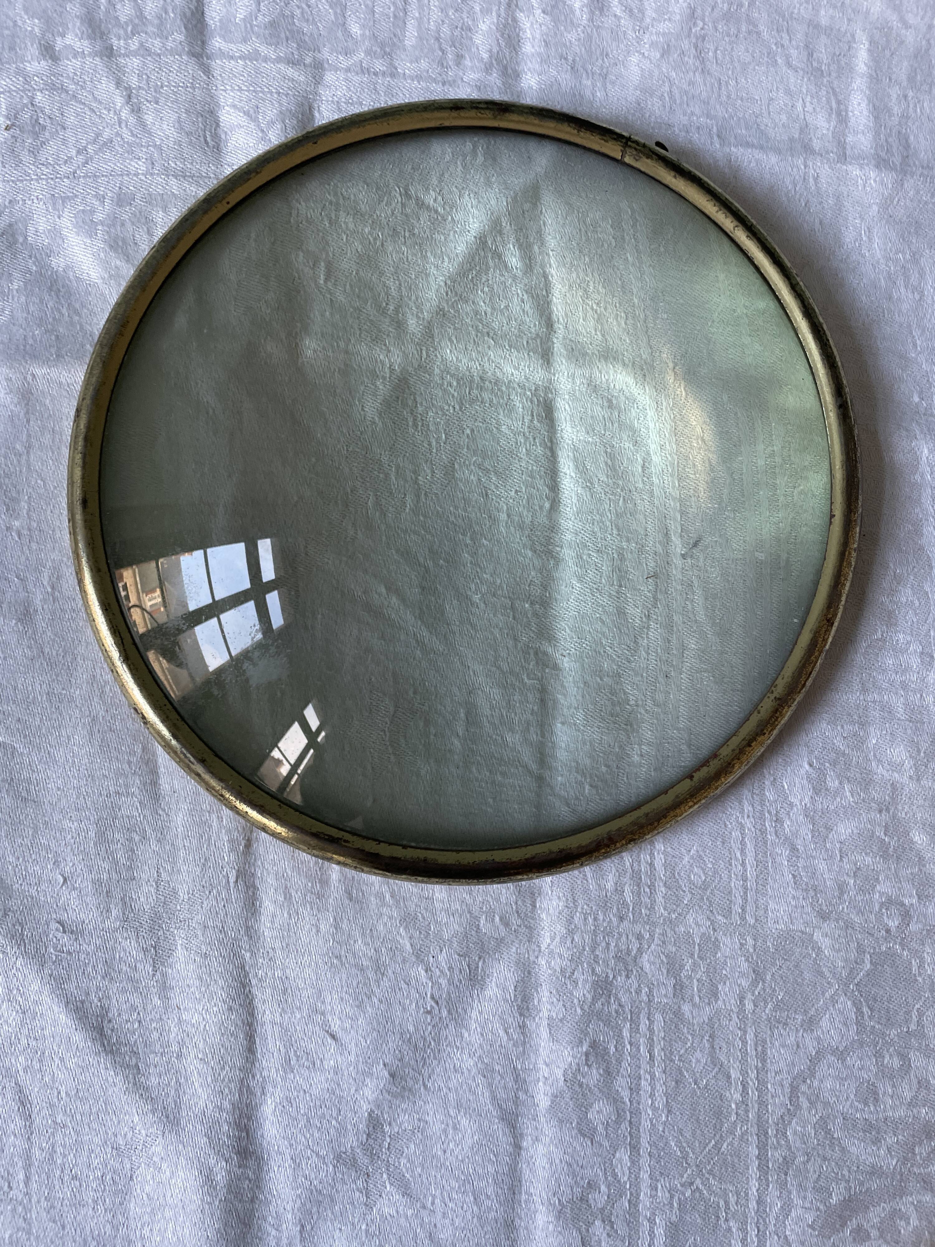 Office clipboard magnifying glass