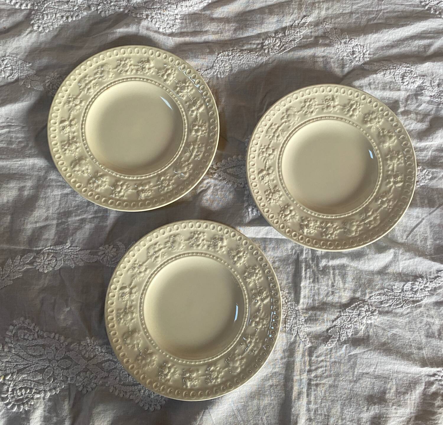 Set of 3 Wedgwood Mignardise Plates