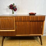 Mid-Century Retro Vintage Teak Cocktail Credenza / Sideboard by Beautility