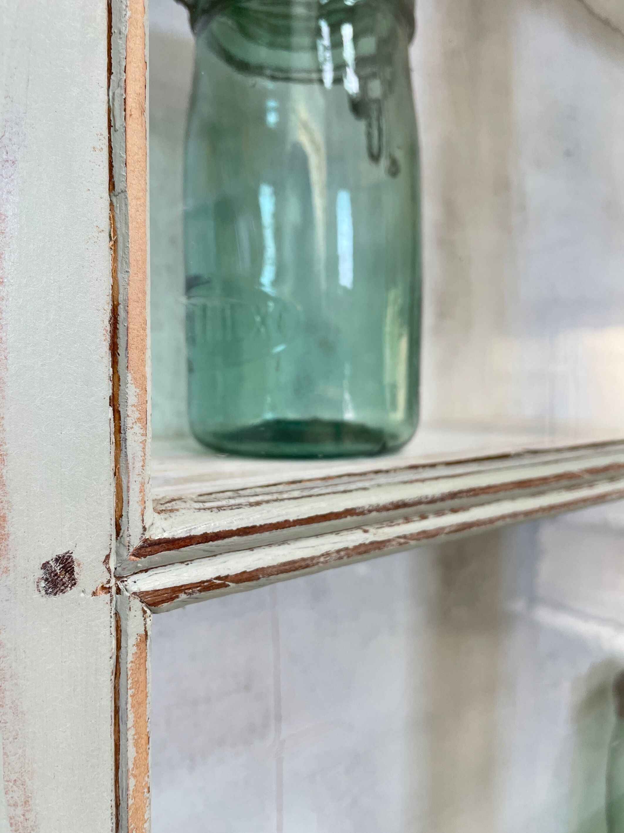 Two-body display cabinet, circa 1900