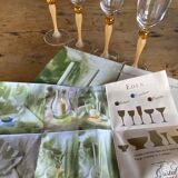 4 flutes de champage cristal d’Arques