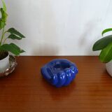 Empty hand pocket giant ceramic blue vintage