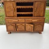 Buffet en bois meublé pour poupee