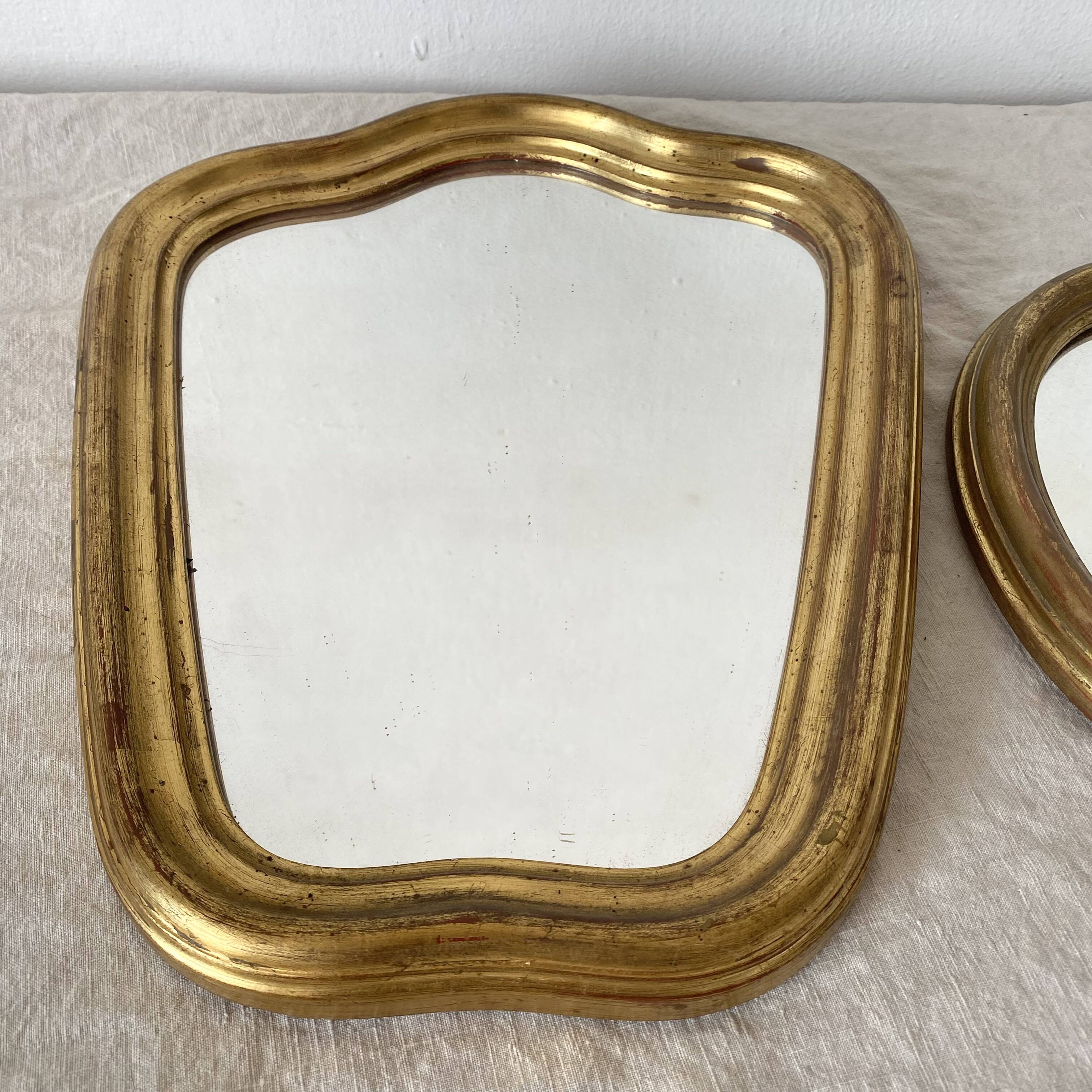 Miroirs anciens dorés