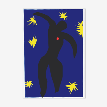 Affiche d'exposition La chute d'Icare par Henri Matisse 1990