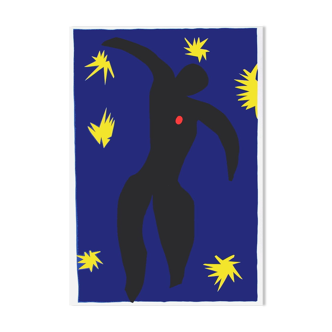 Exhibition poster The Fall of Icarus by Henri Matisse 1990