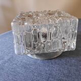 Square glass ceiling light