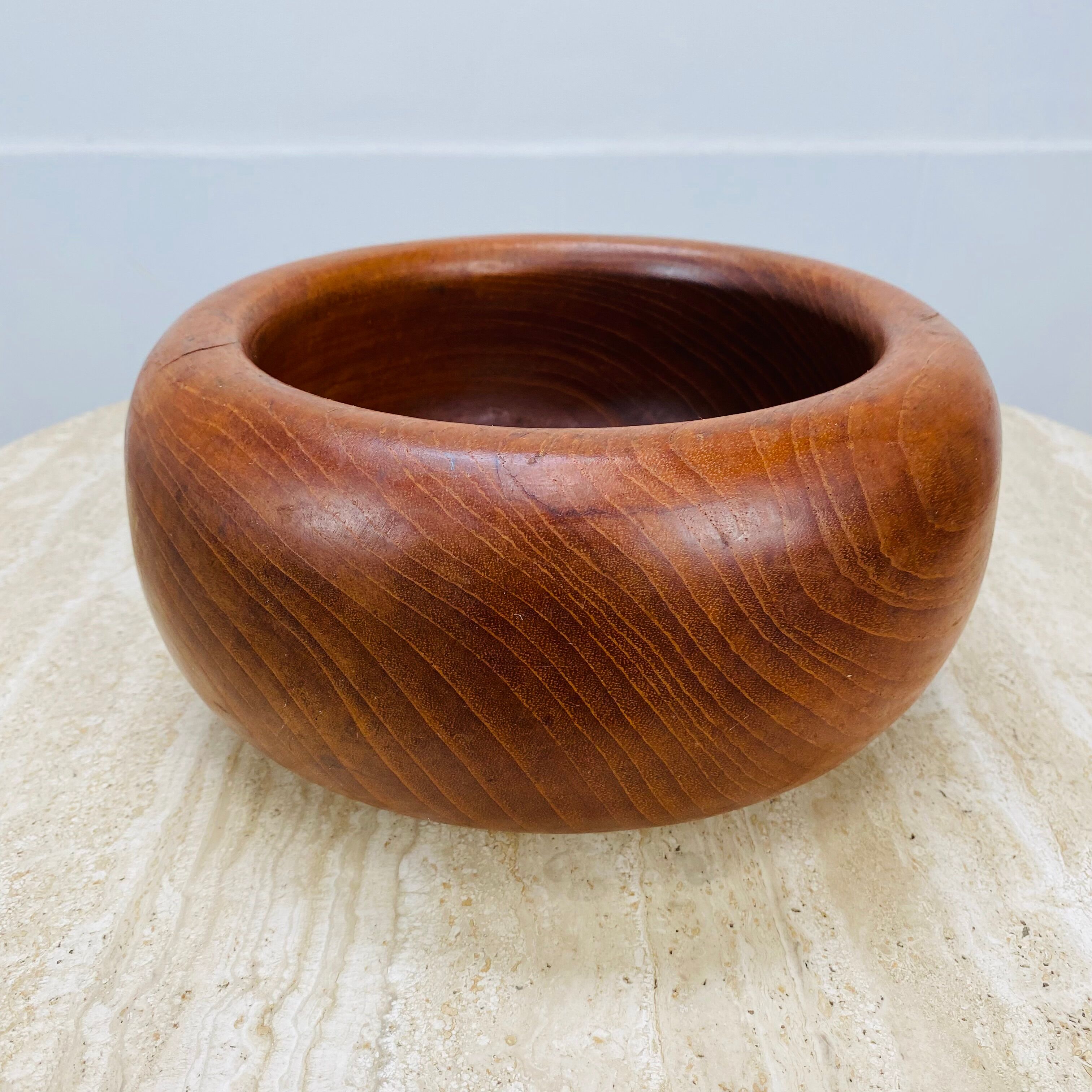 Danish Cup empty pocket Scandinavian style teak 60s
