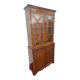 Vitrine placage acajou
