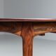 Henning Kjaernulf dining table in rosewood Soro Stole Denmark 1960