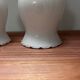 Pair of white opaline wall lights