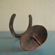 antique horseshoe candlestick brutalist candle holder horseshoe candlestick