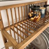 Plate holder wall shelf