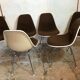 Set of 6 Charles and Ray Eames chairs for Herman Miller, 1960-70's