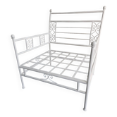 Fauteuil fer forgé authentique