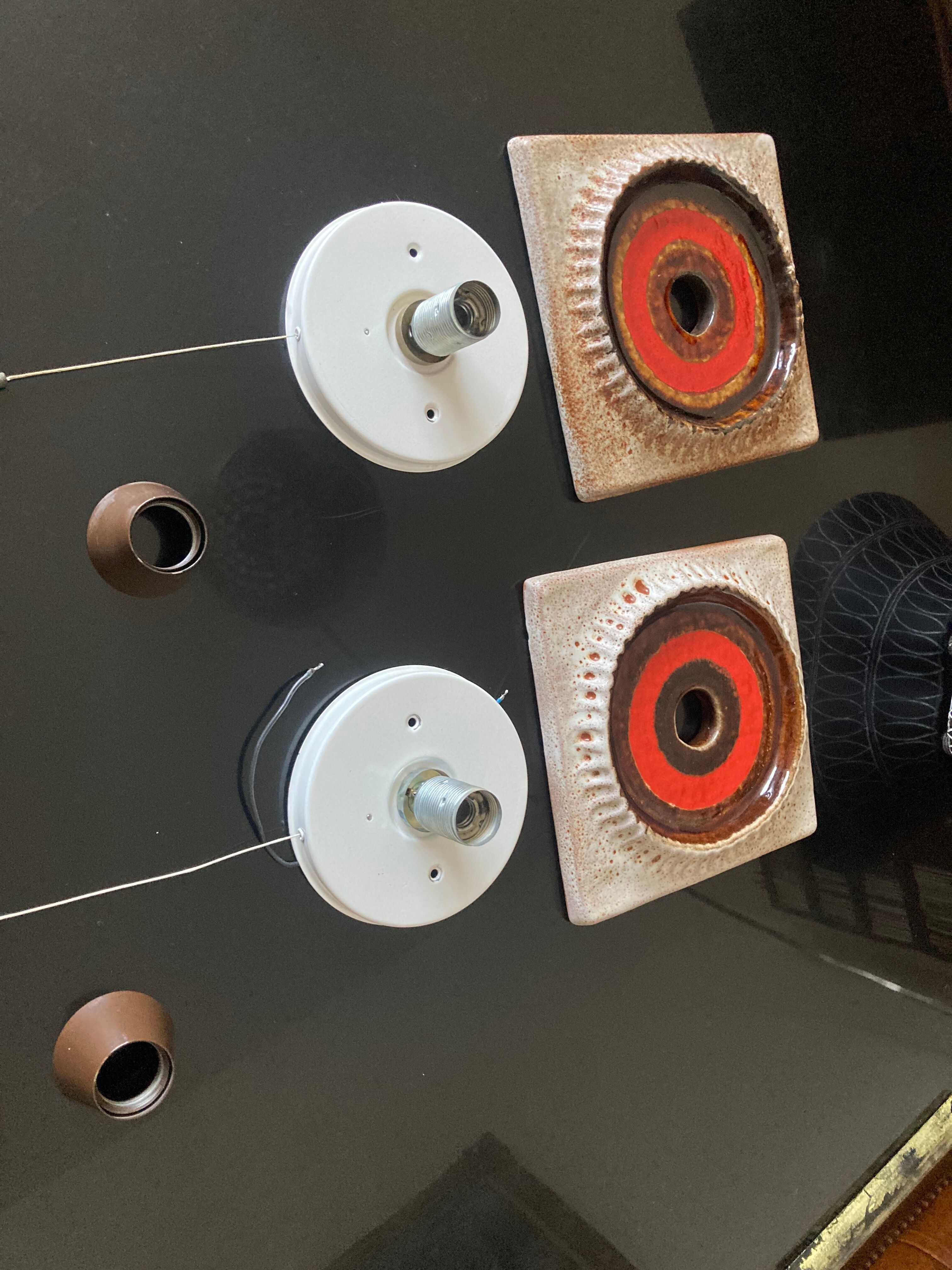 Vintage Fat Lava wall lamps