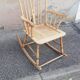 Rocking chair vintage light wood