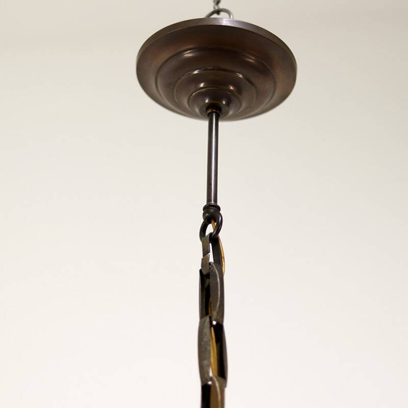 Lampe suspendue Art Déco antique