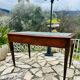 Flat desk in solid mahogany from the 19th century.