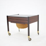 1960s Rosewood Sewing Table , Denmark