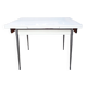 Vintage 60s white formica chrome kitchen table