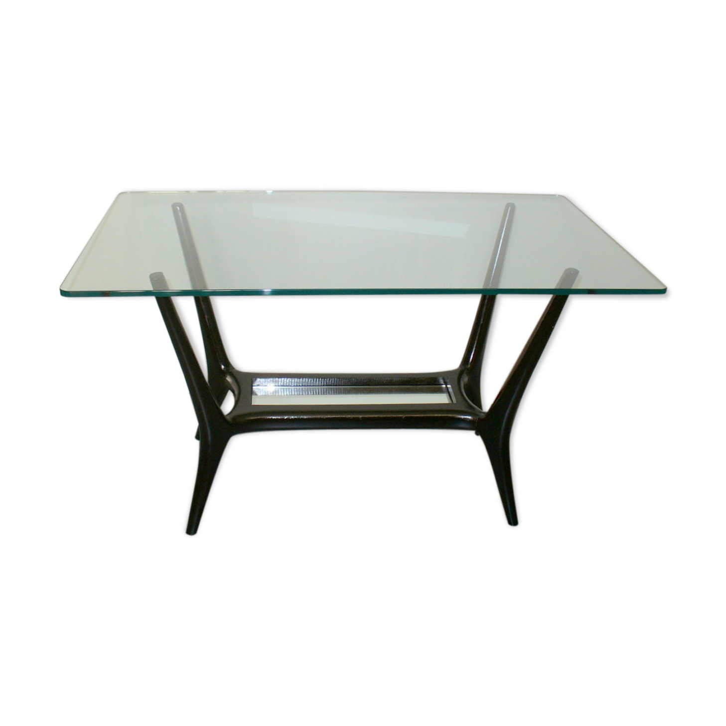 Coffee table mahogany Italy 1950 s