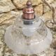 Lampe baladeuse globe vintage en verre