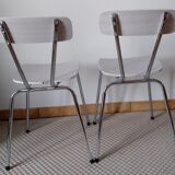 Pair of chairs in formica