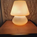 Glass mushroom lamp