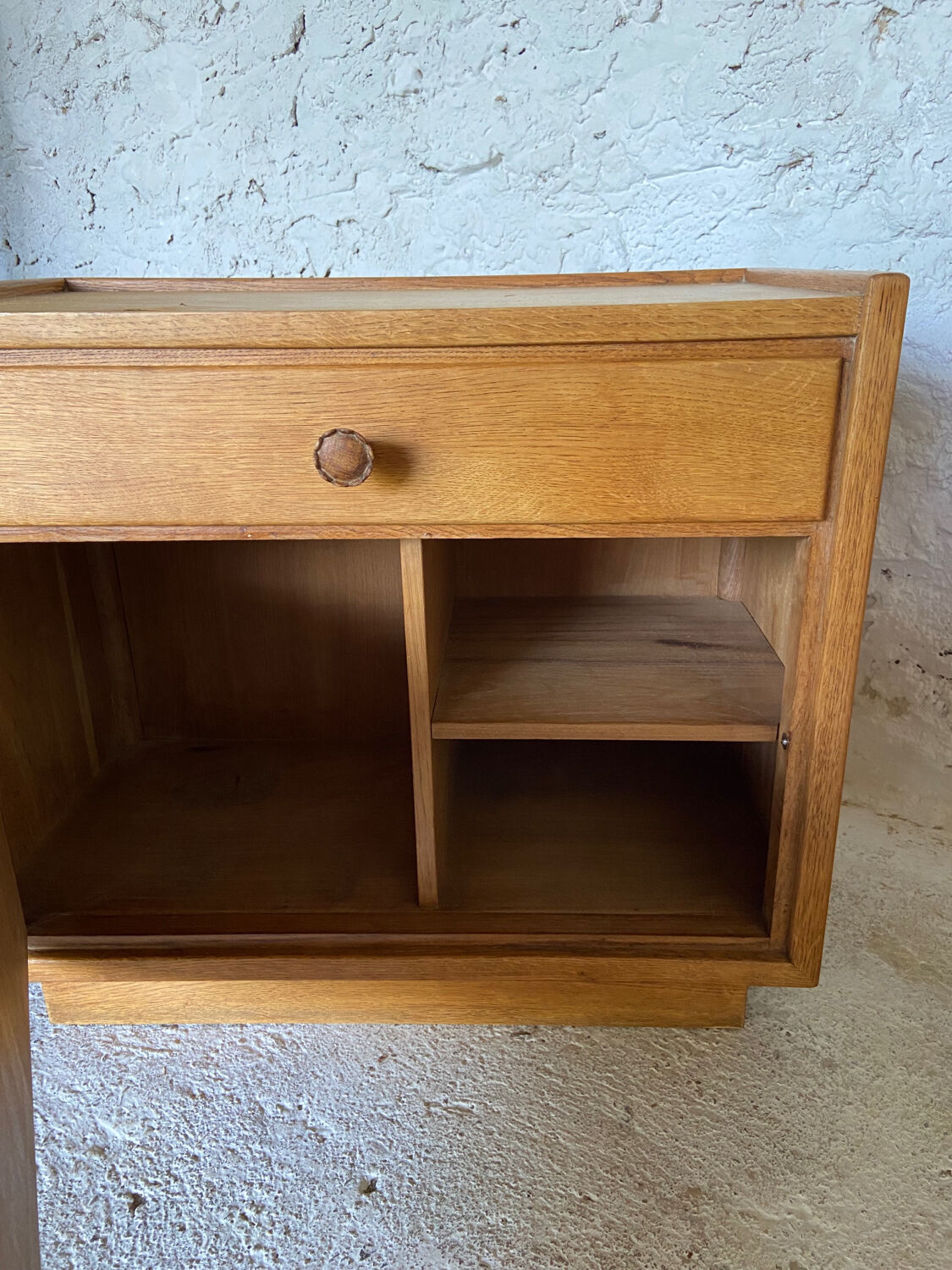 Pair of bedside tables, storage furniture 50s