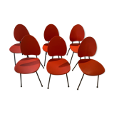 Set of 6 chairs 50s