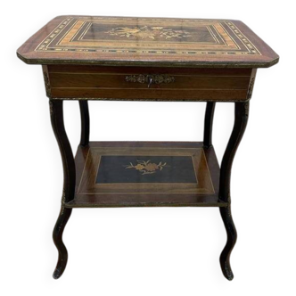 Travailleuse en marqueterie époque Napoléon III
