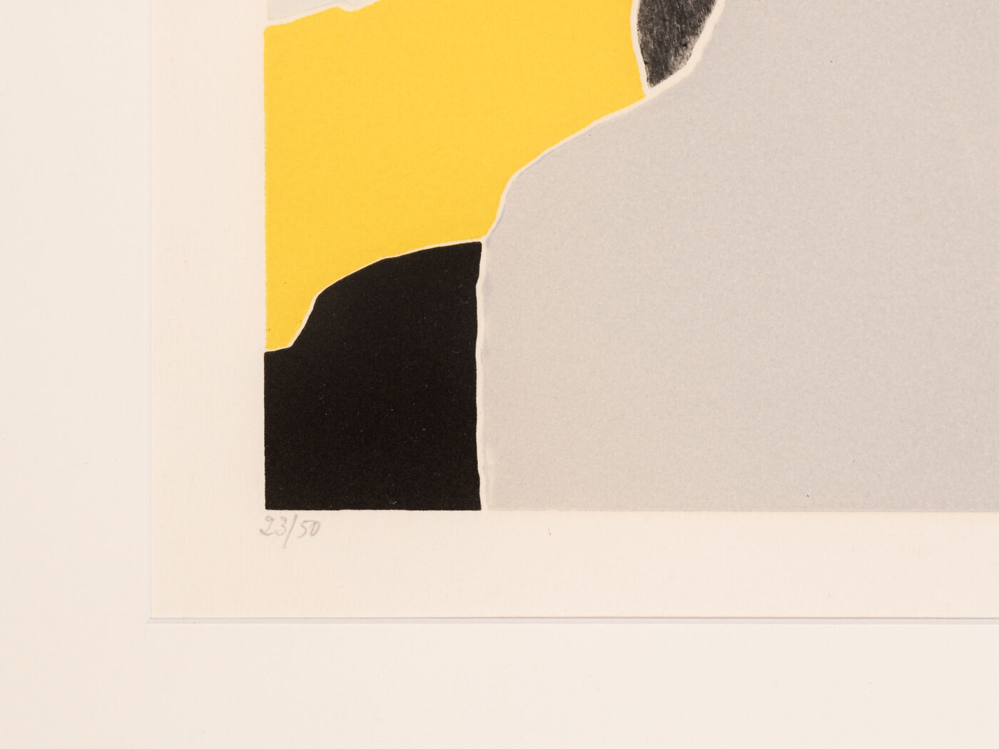 Woman in Profile, Etching on Paper, 76 x 97 cm