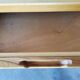 Bureau vintage 1970/1980 en bois blond, simat