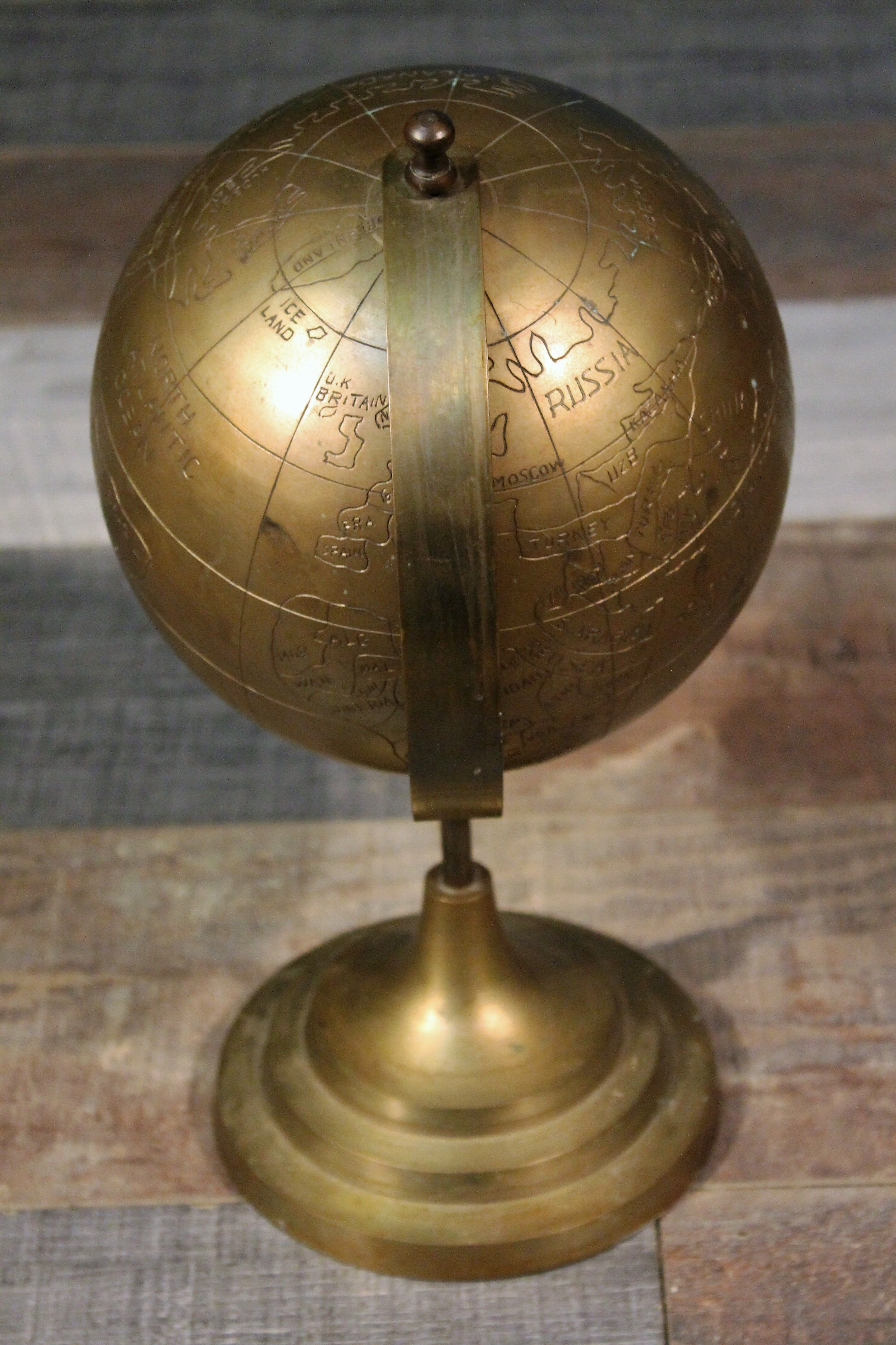 Copper globe 1960s