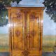 Louis XV style carved cherry wood armoire