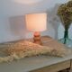 Lampe vintage en bois naturel
