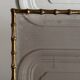 Gilt bronze fire screen with bamboo decoration, mid-20th century