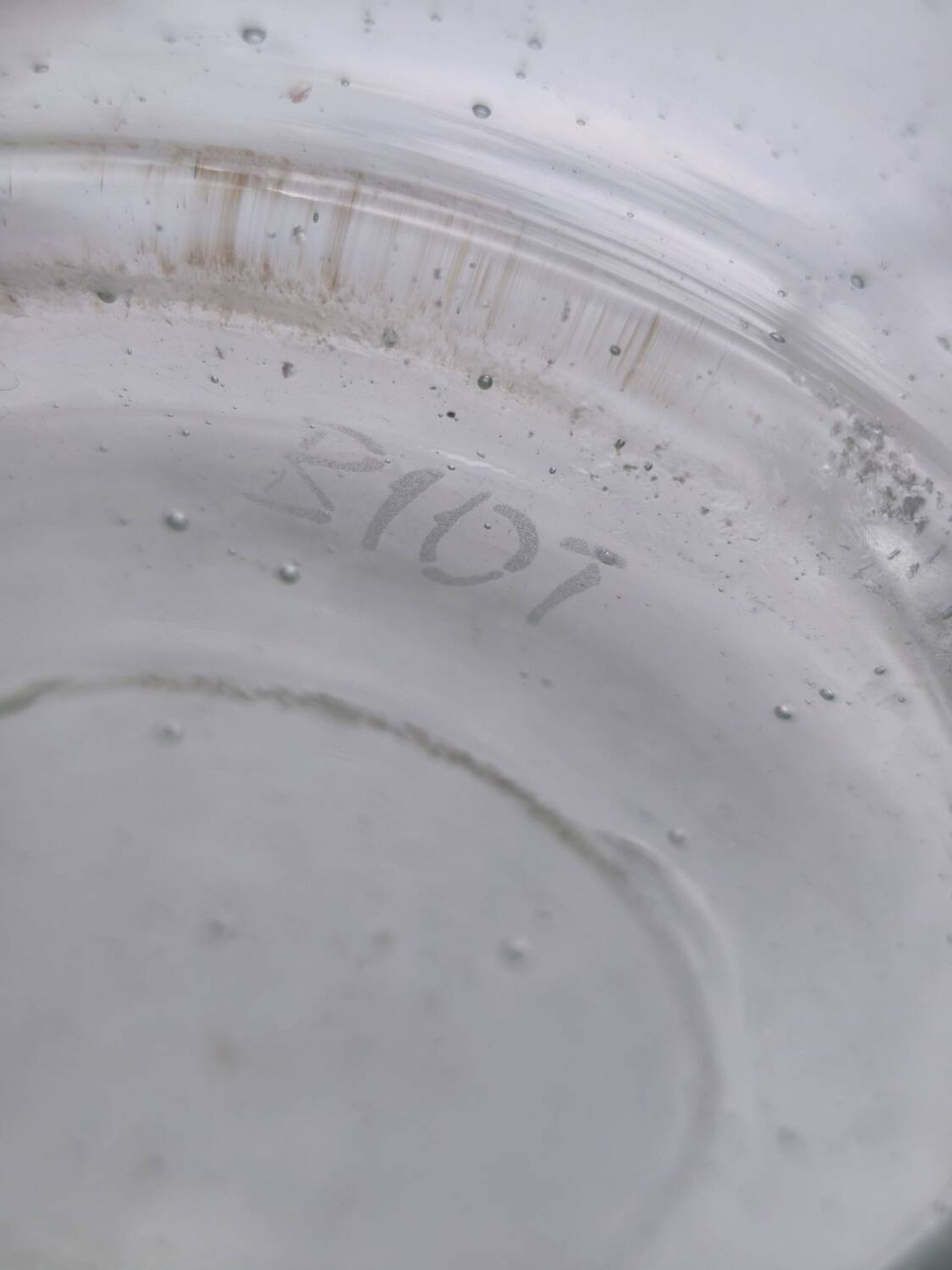 Large BIOT vase in bubble glass – Trumpet shape – 1960s – 29 cm