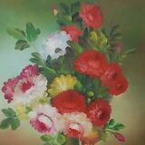 Large painting bouquet of flowers 91.5 x 60.5